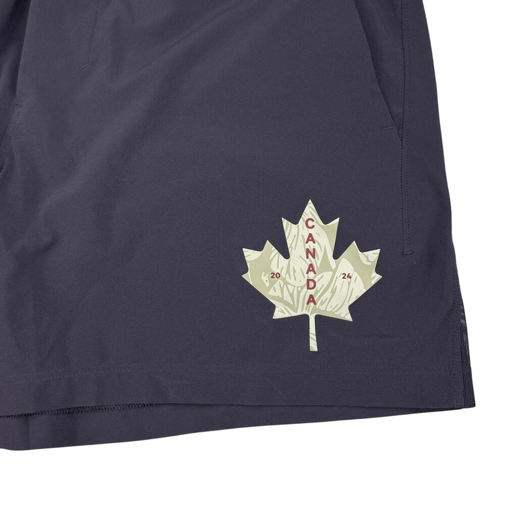 LULULEMON Team Canada Pace Breaker Lined Shorts 5" Men's XS Atmospheric Purple - Picture 7 of 12